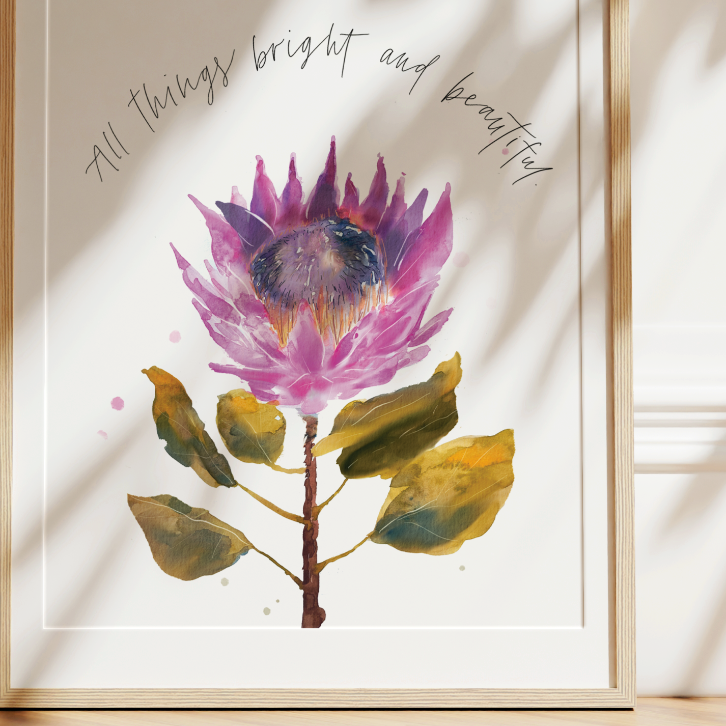 All Things Bright & Beautiful Art Print