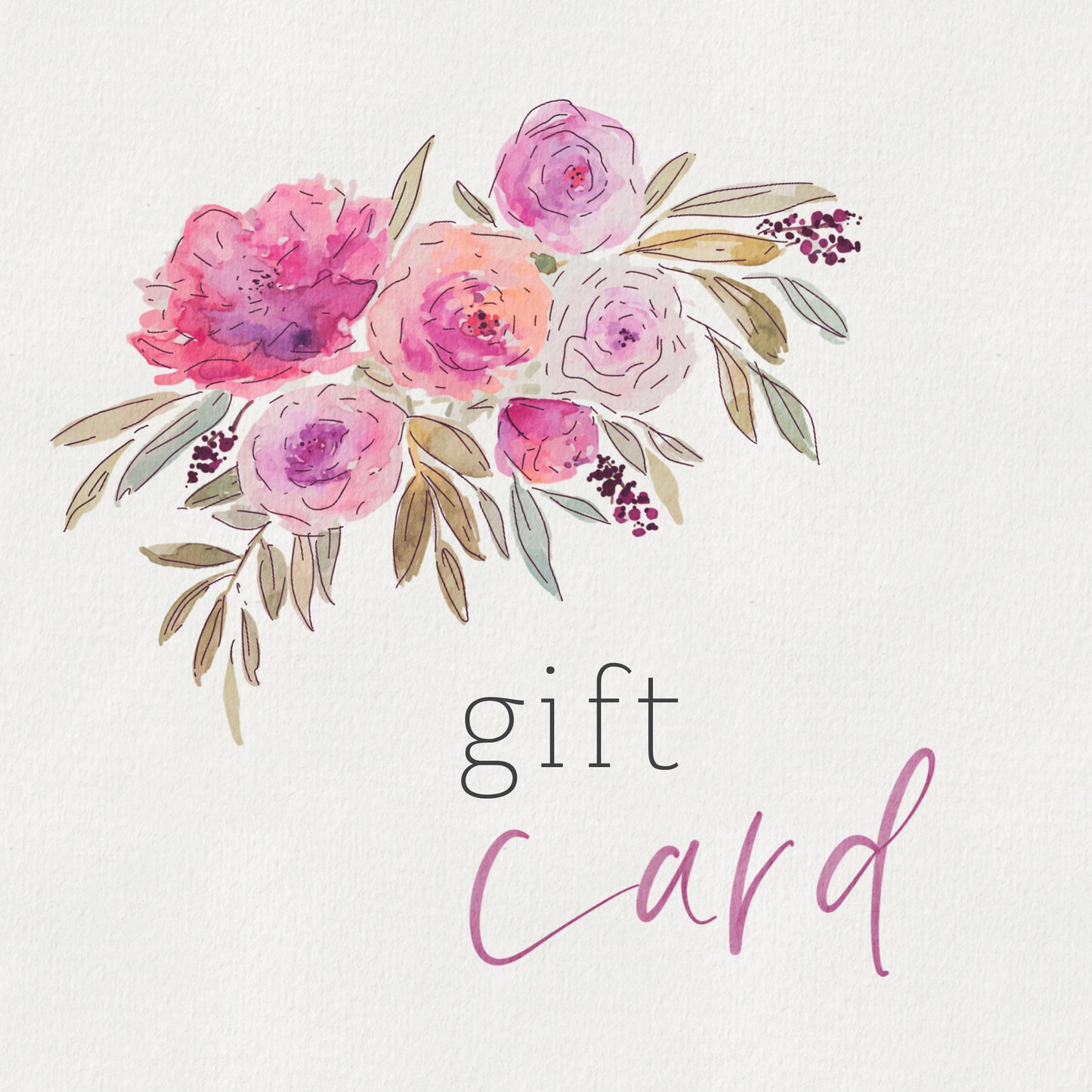 Bible and Brush Gift Card