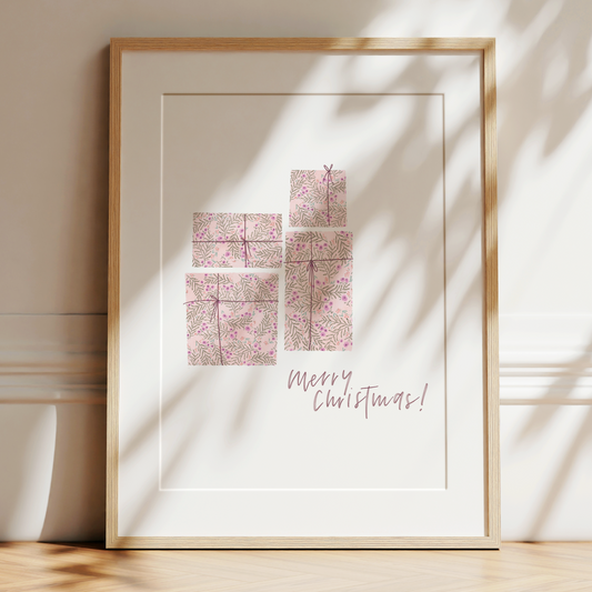 Merry Christmas Art Print