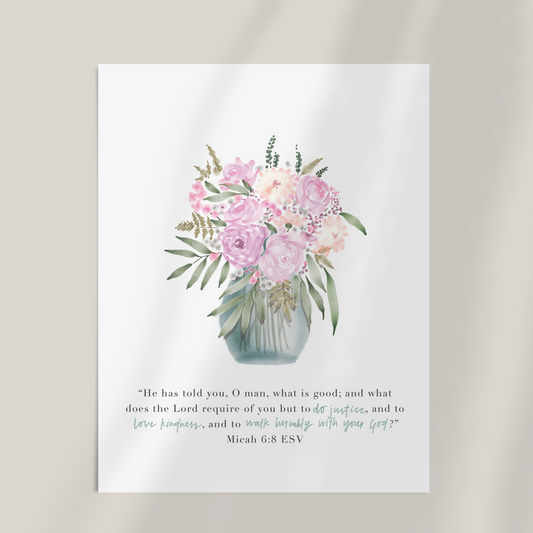 Do Justice, Love Kindness, Walk Humbly | Micah 6v8
