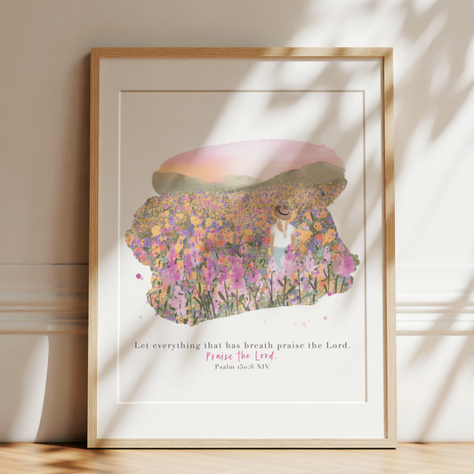 Praise the Lord | Psalm 150 Art Print