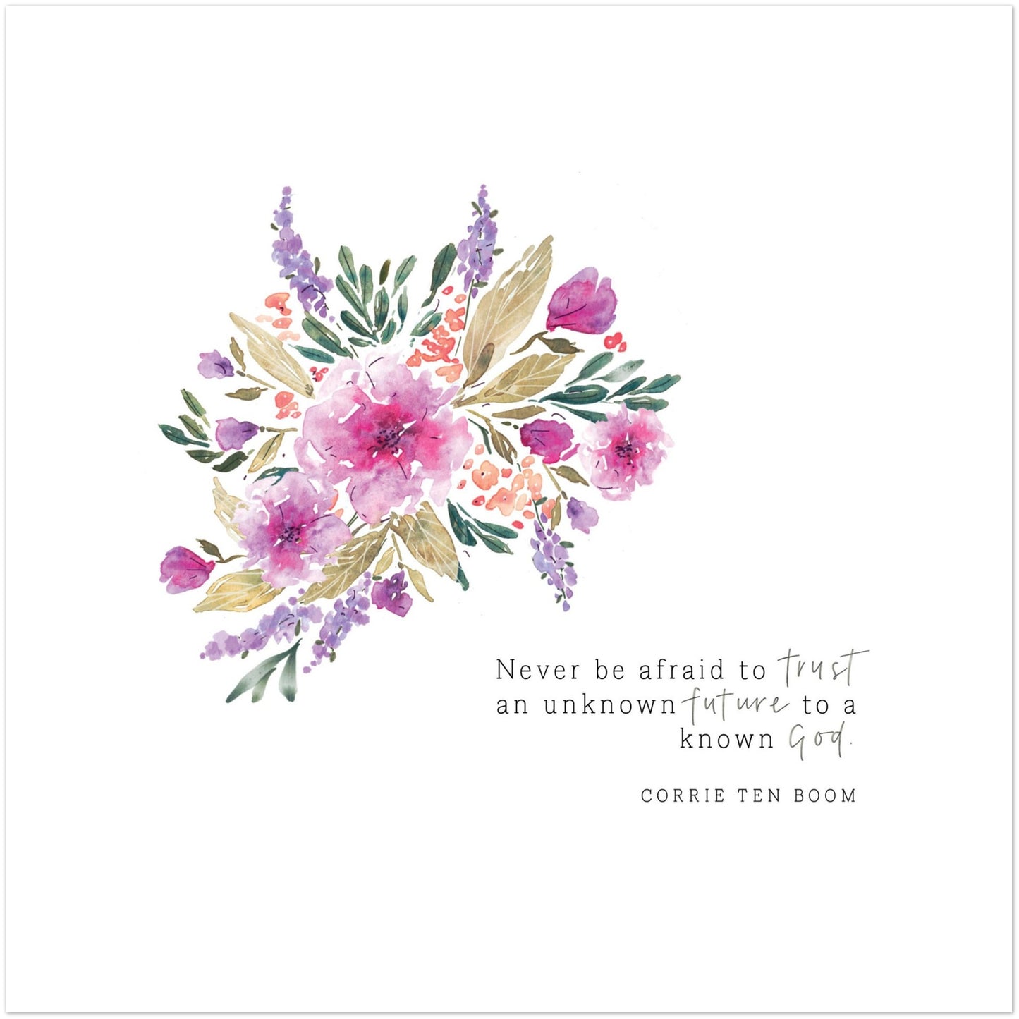 Corrie Ten Boom | Trust Art Print