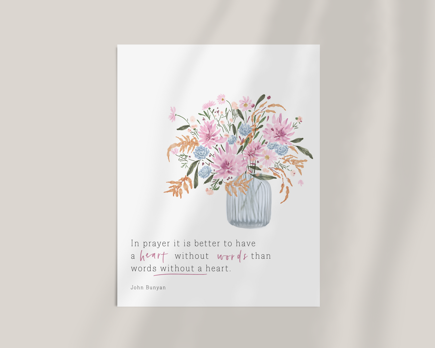 John Bunyan | Prayer Art Print