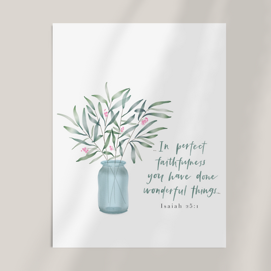 He is Faithful | Isaiah 25v1