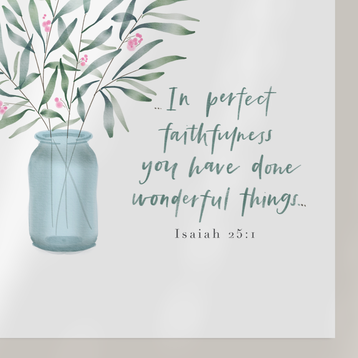 He is Faithful | Isaiah 25v1