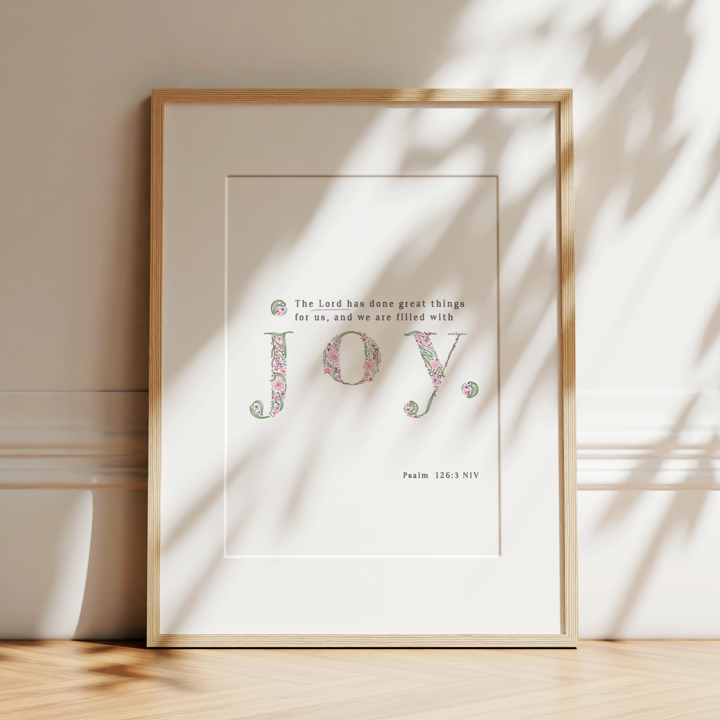 Joy | Psalm 126 Art Print