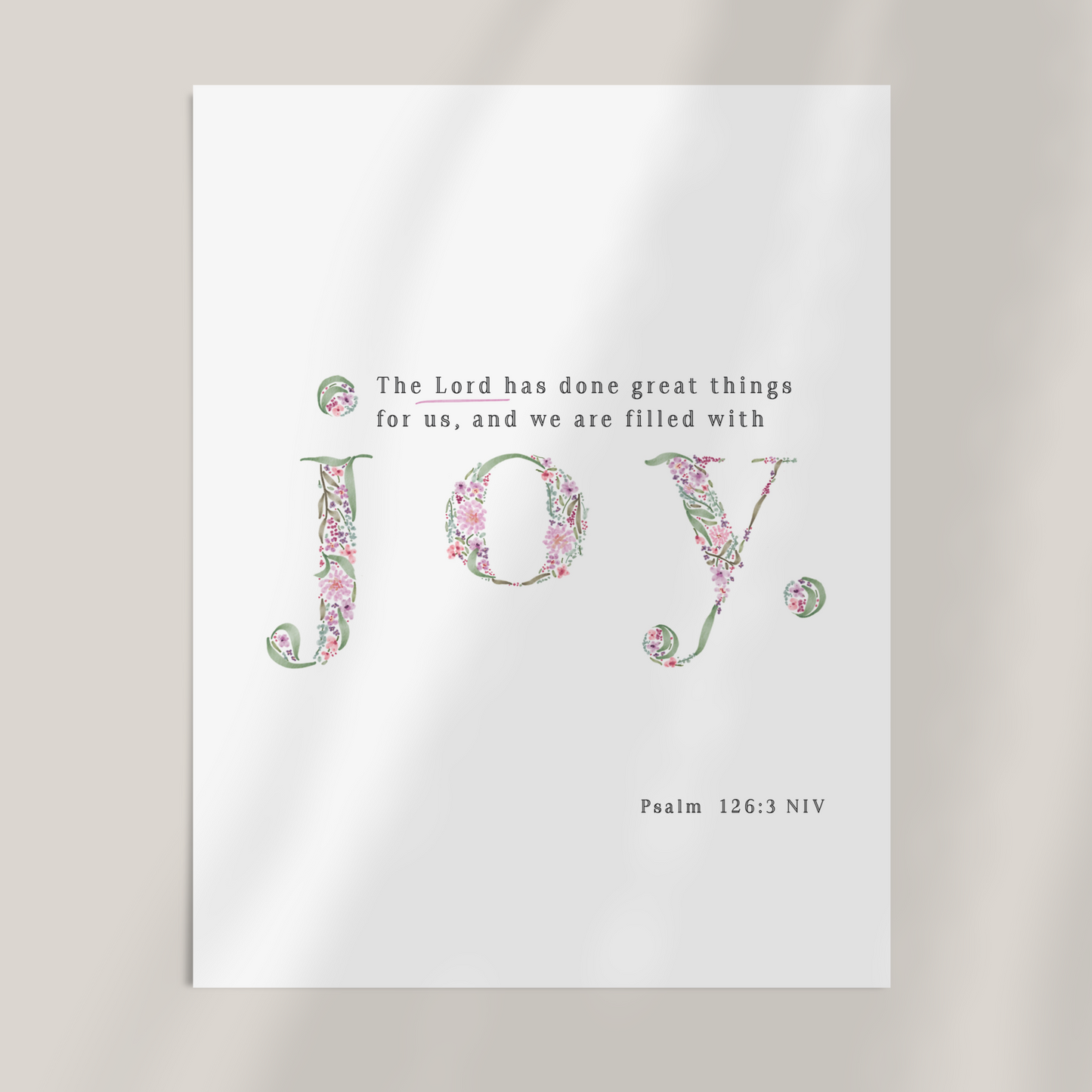 Joy | Psalm 126
