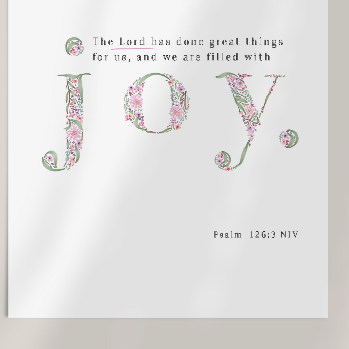 Joy | Psalm 126