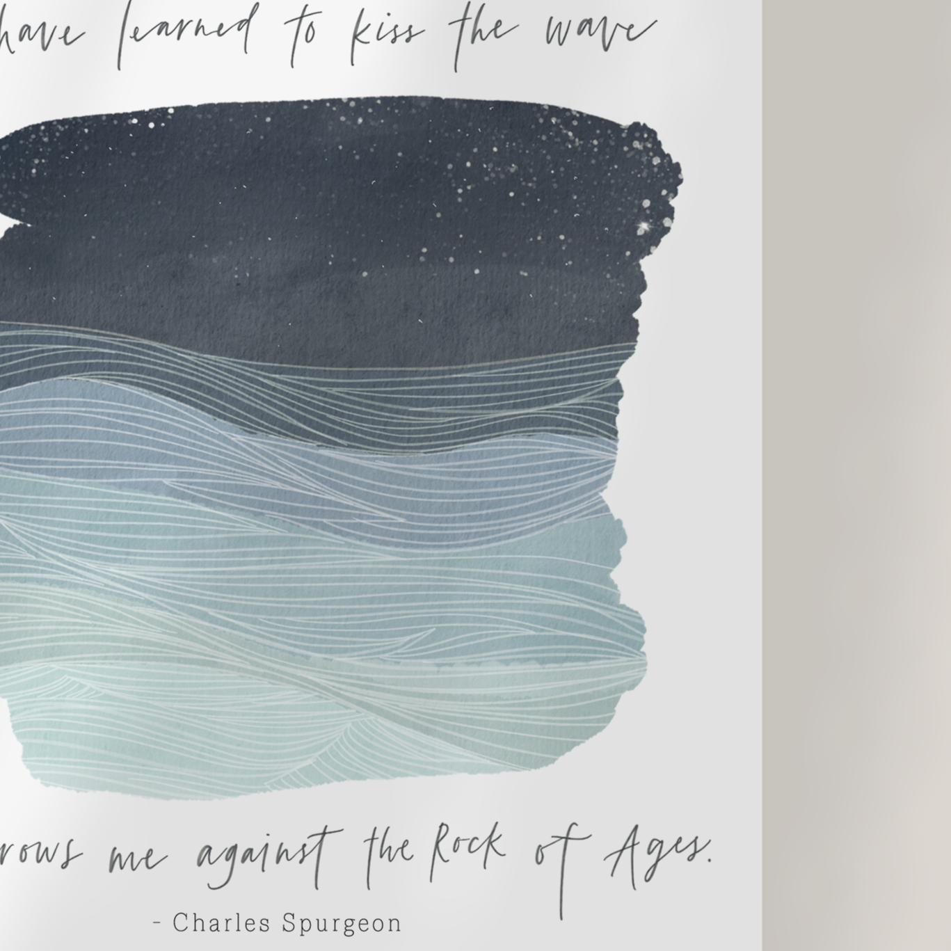 Kiss the Wave | Charles Spurgeon