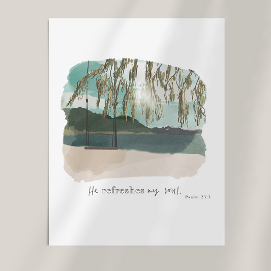 He Refreshes My Soul | Psalm 23v3