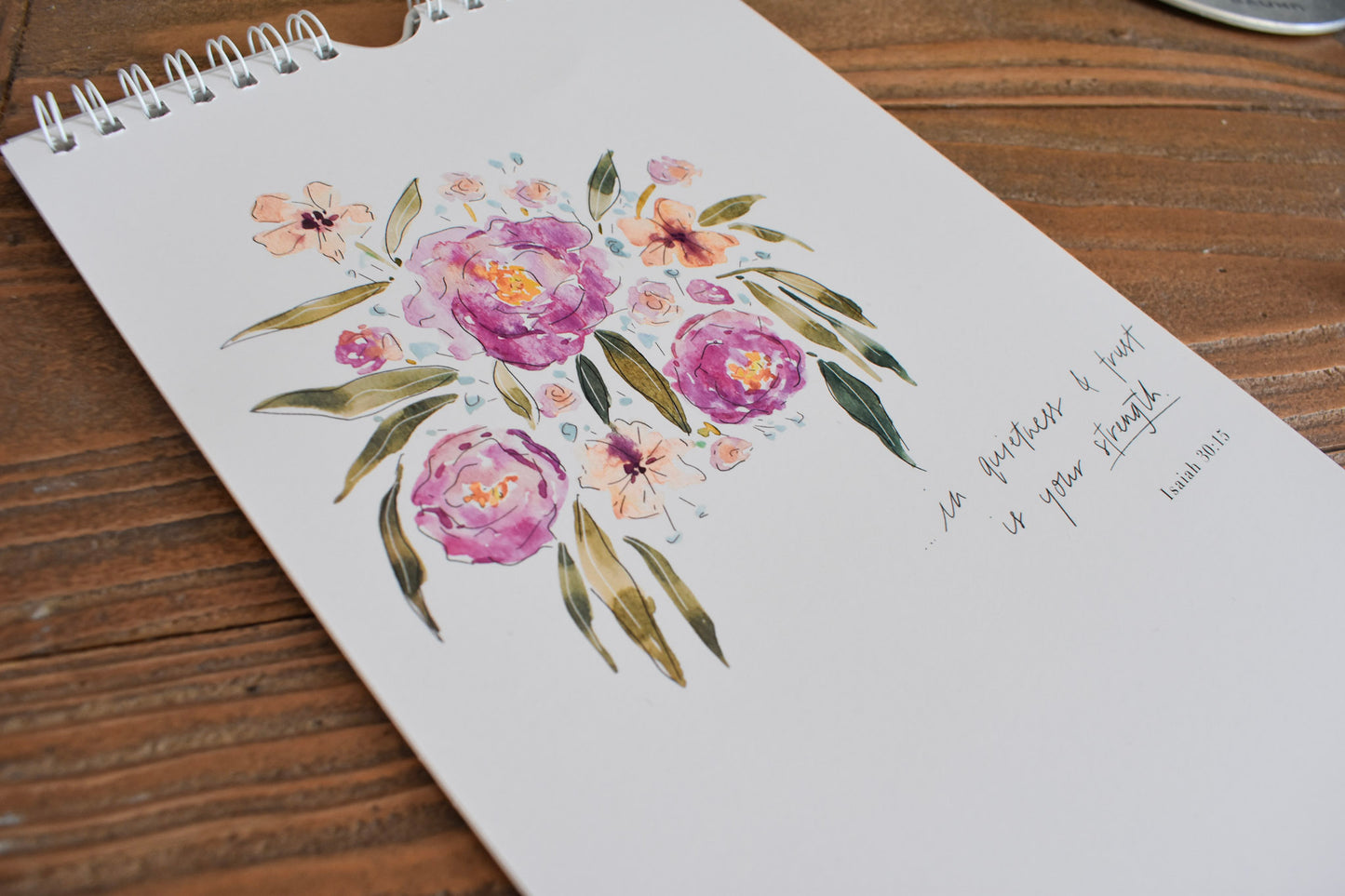 Bible and Brush 2026 Wall Calendar Art Print (EU & Rest of World)