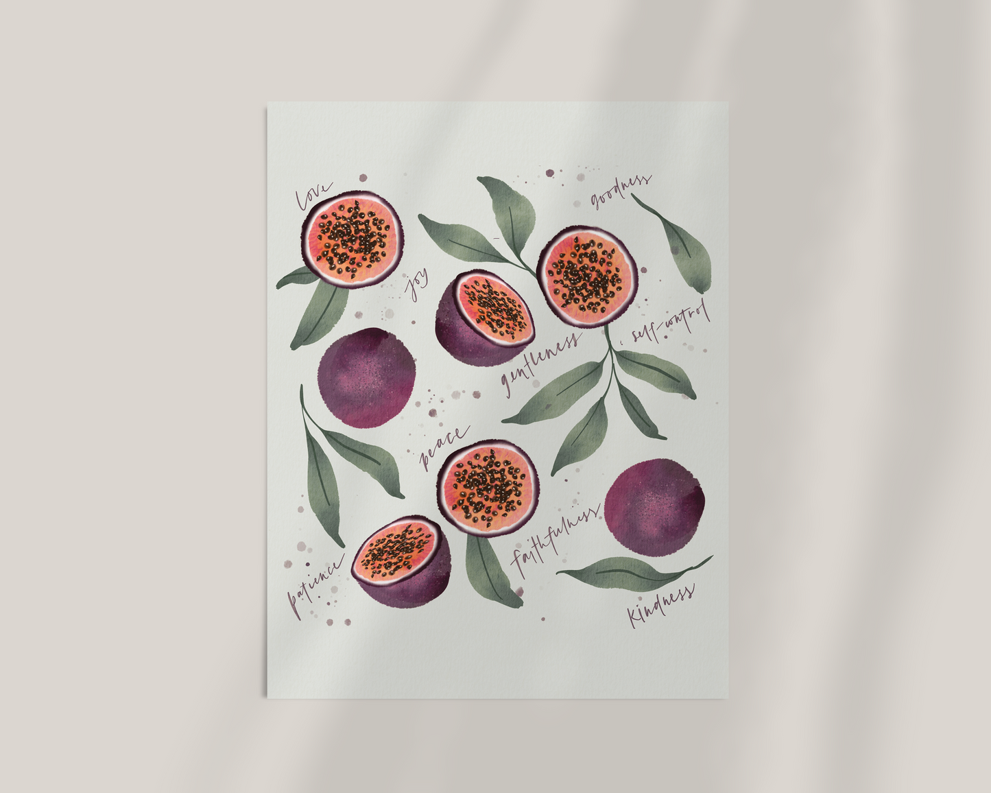 Fruit of the Spirit | Galatians 5v22-23 Art Print