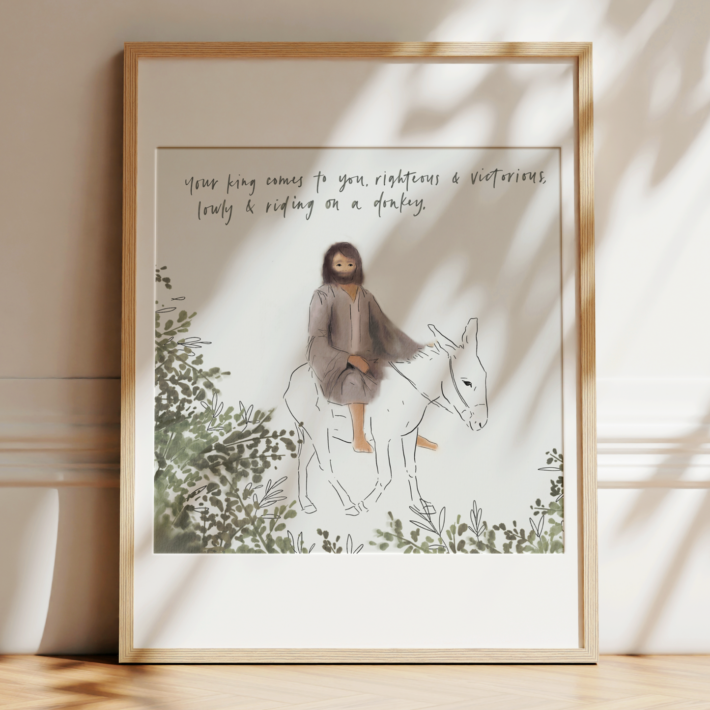 Heart of Jesus: Triumphal Entry of Jesus Art Print