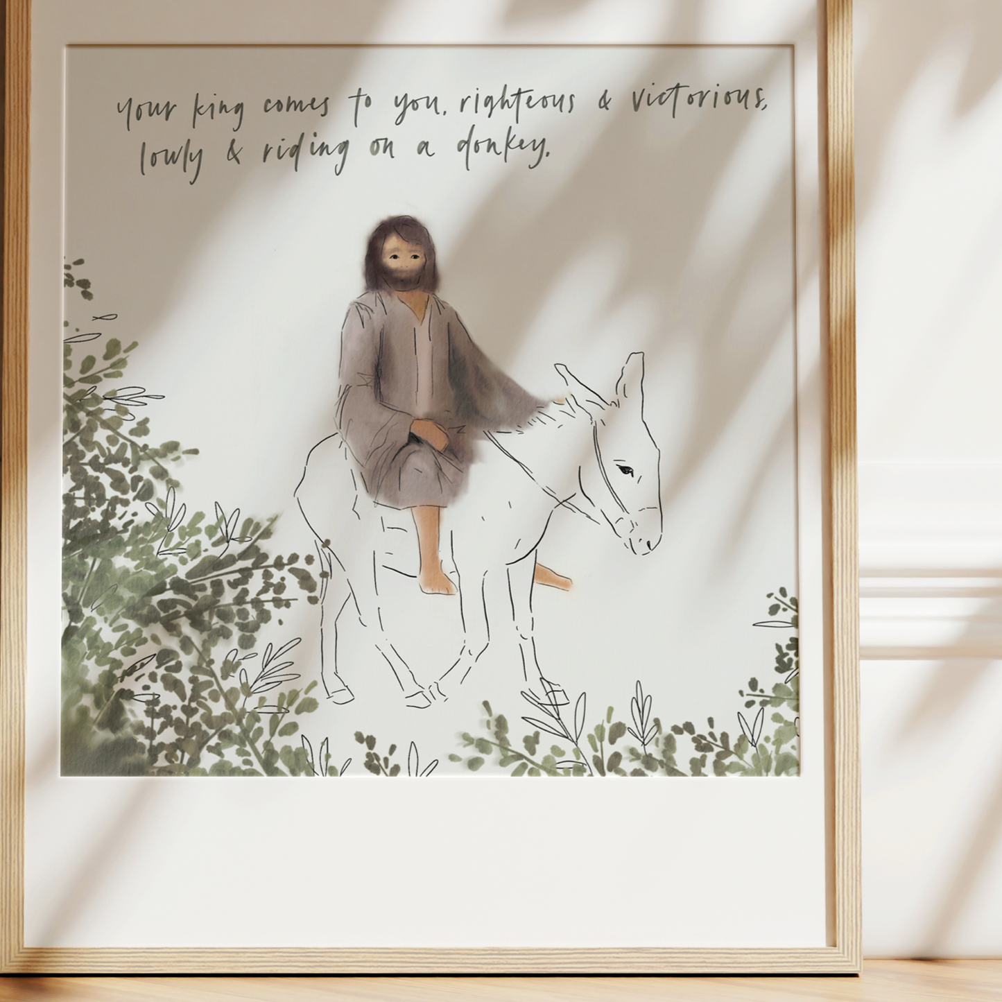 Heart of Jesus: Triumphal Entry of Jesus Art Print