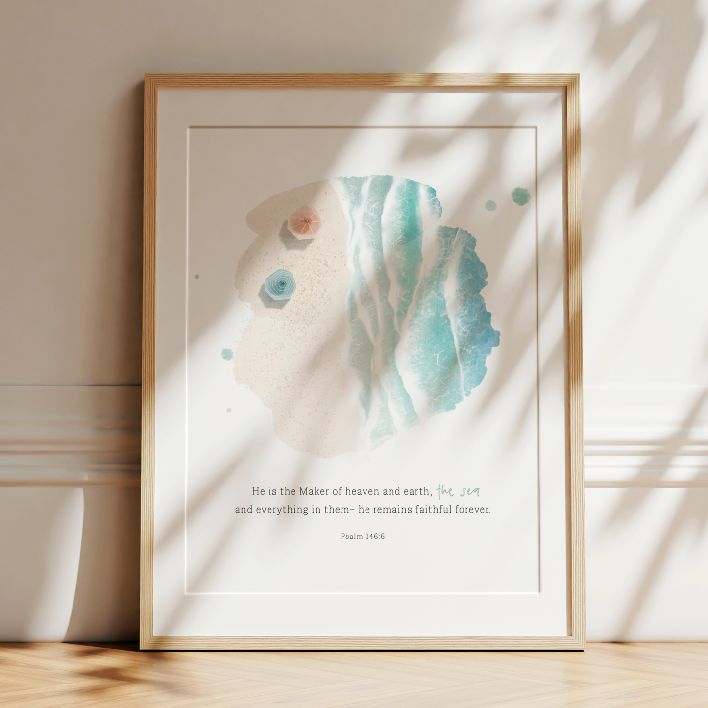 Ocean | Psalm 146v6 Art Print