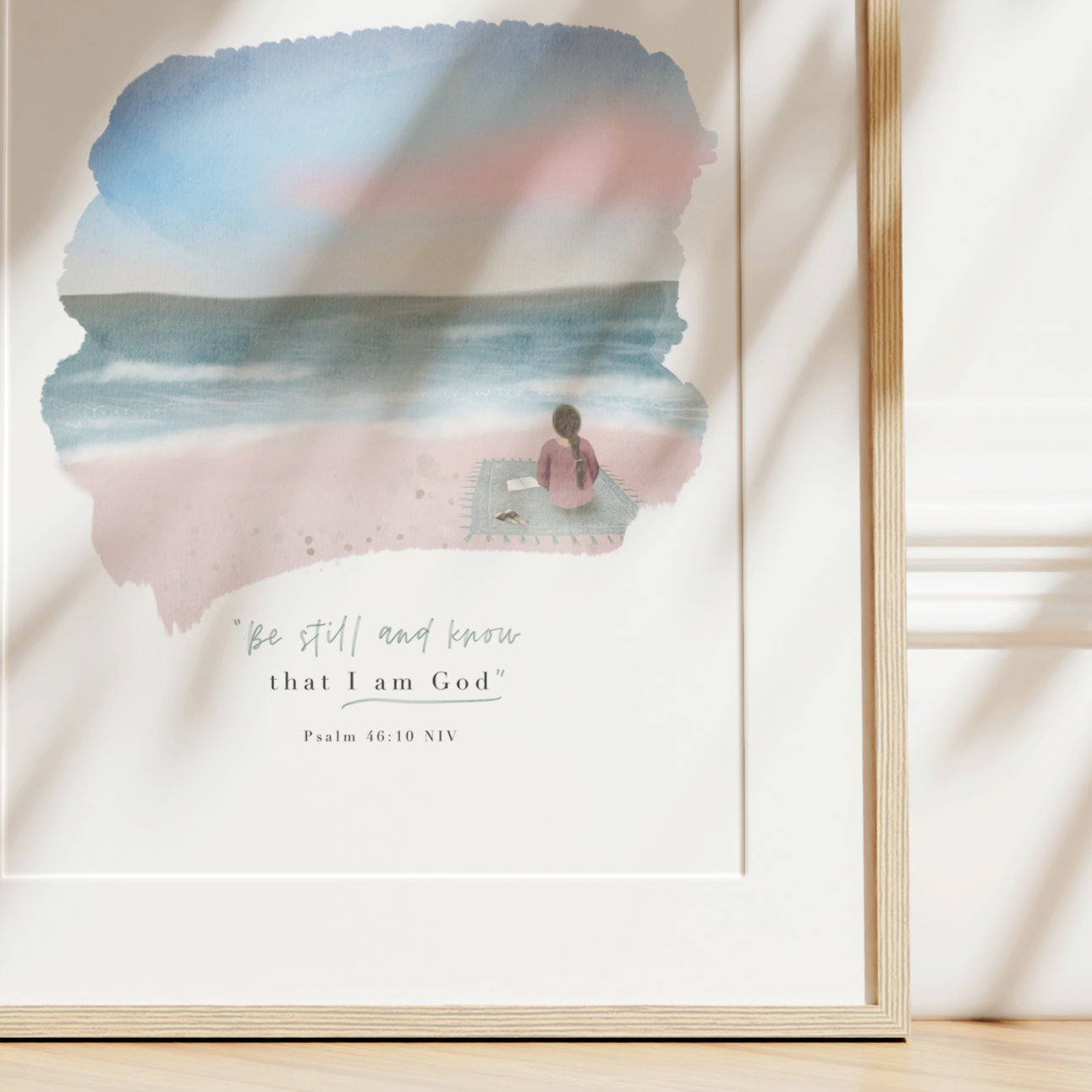 Be Still and Know | Psalm 46v10 Art Print