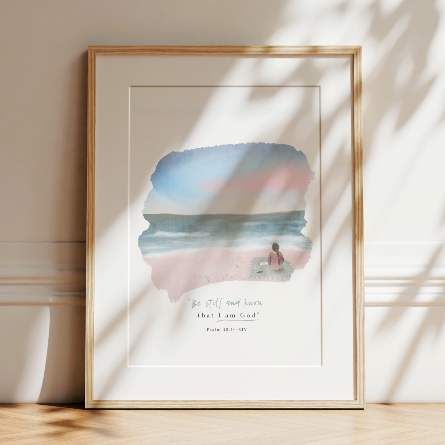 Be Still and Know | Psalm 46v10 Art Print