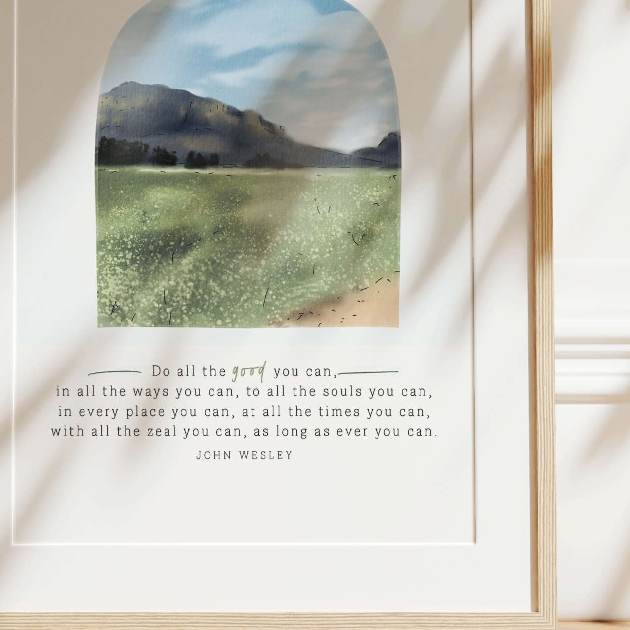 John Wesley | Do All The Good You Can Art Print