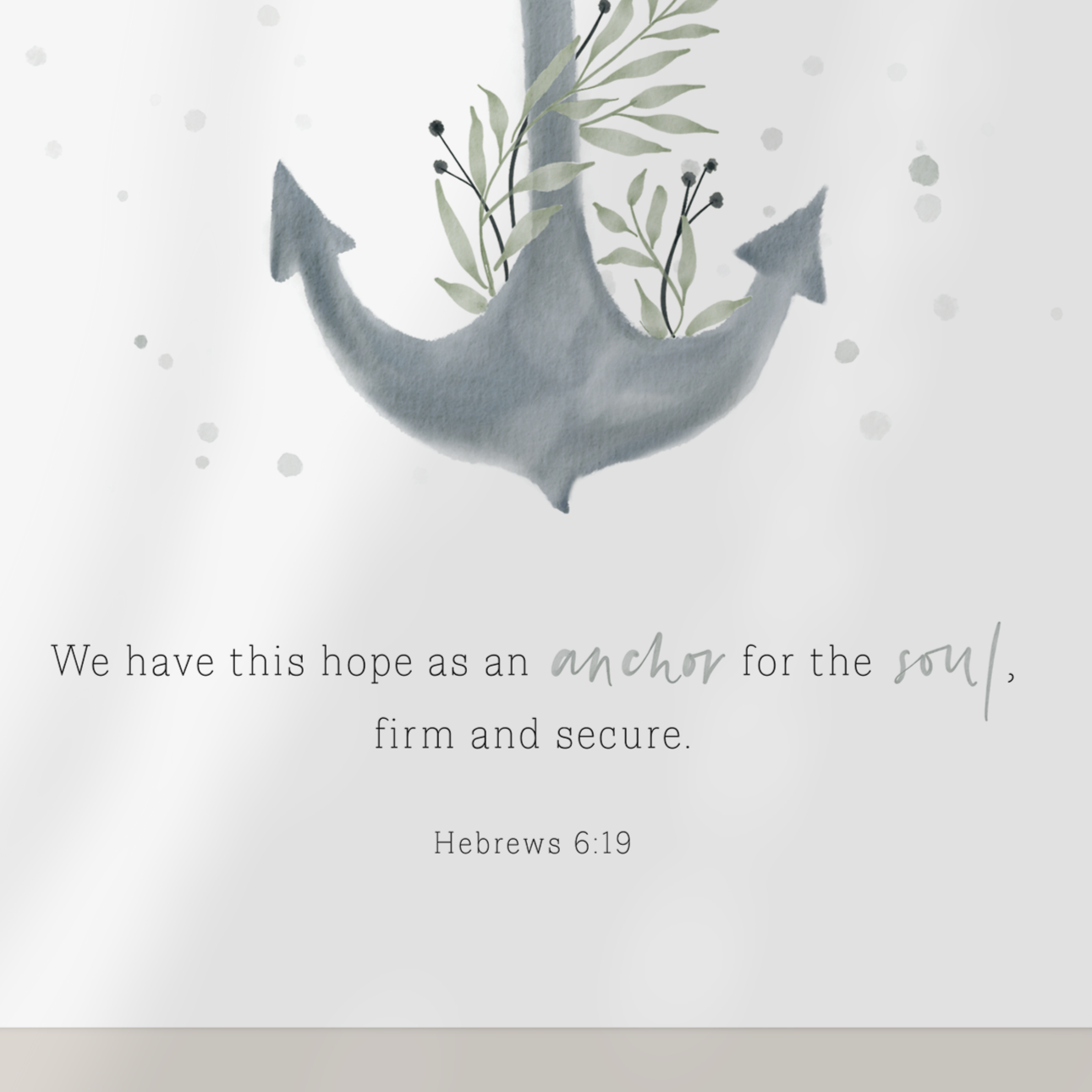 Anchor for the Soul | Hebrews 6v19