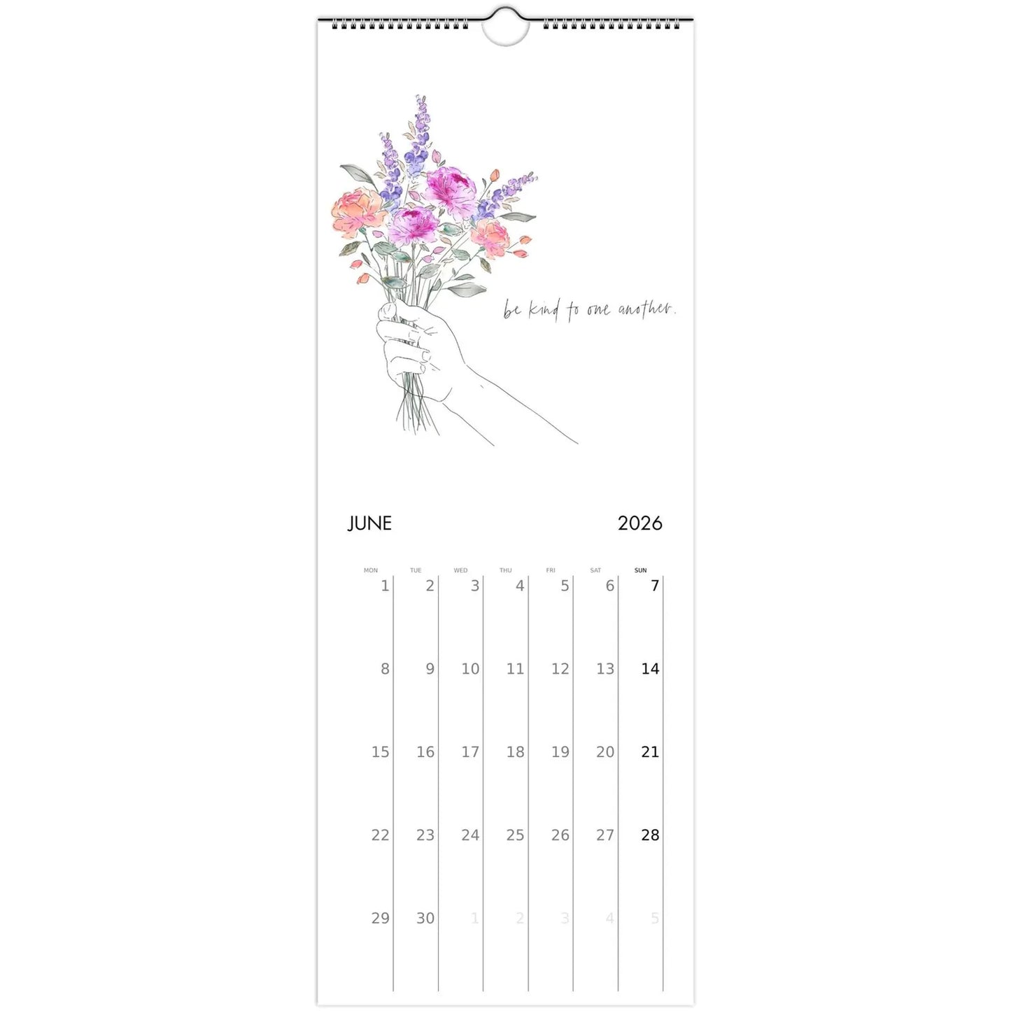 Bible and Brush 2026 Wall Calendar Art Print (EU & Rest of World)