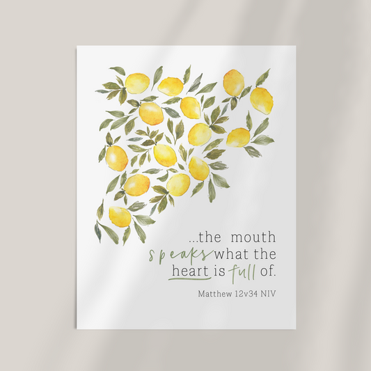 The Mouth Speaks What the Heart is Full Of | Matthew 12:34